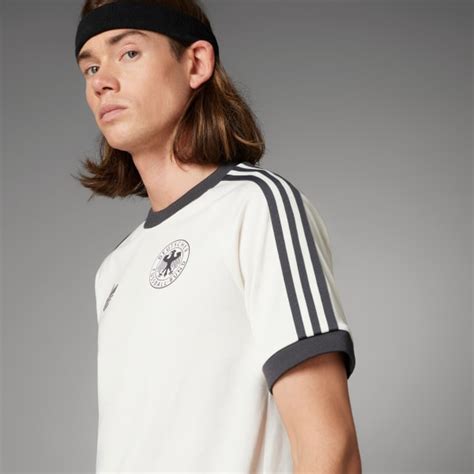 dfb adidas adicolor classics 3-streifen t-shirt - weiß|DFB adidas Originals 3 Stripe T.